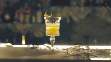 Barda buzlu kokteyl.