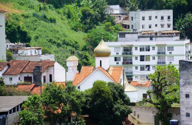 St Martyr Zenaida Russian Orthodox Church, Rio de Janeiro, Brazil clipart