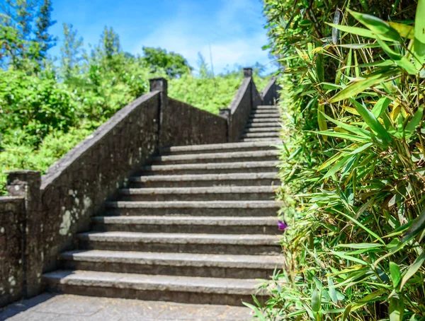 Stone staircase at Mirante Dona Marta, Rio de Janeiro