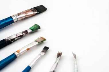 Seçici odak, boya fırçası, görünümü kadar yakın