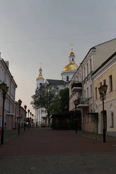 Krylov Commissario Street. Bielorussia, Vitebsk — Foto Stock