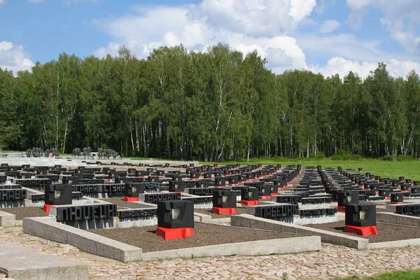 Beyaz Rusya, Khatyn anıt kompleksi — Stok fotoğraf