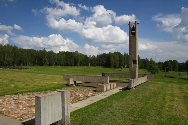 Bielorussia, complesso commemorativo di Khatyn Foto Stock