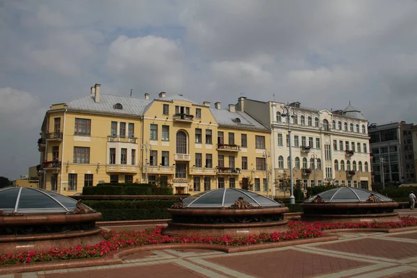 Plaza de la Independencia. Belarús, Minsk — Foto de Stock