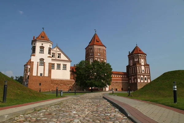 Het kasteel van Mir. Wit-Rusland, Grodno regio, Mir — Stockfoto