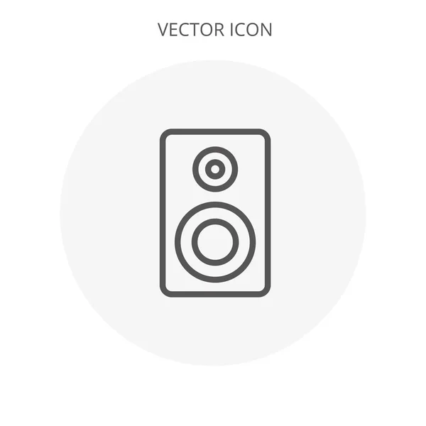 Lautsprecher-Vektor flaches Design — Stockvektor