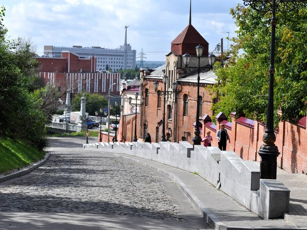 Gata Centrum 416 Gammal Sibirisk Stad Ryssland Tomsk — Stockfoto