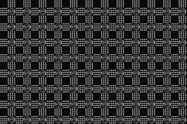 Siyah zemin üzerinde ışık ve cam, kompozisyon