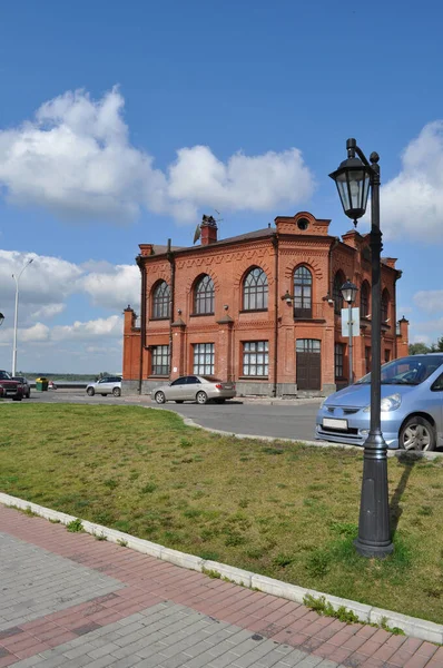 Restaurangbyggnaden Centrala Delen Den Gamla 416 Åriga Sibiriska Staden Tomsk — Stockfoto