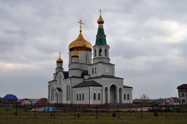 Православная Церковь России Маленьком Сибирском Городке Топки — стоковое фото