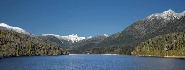 Capilano Reservoir bergen Vancouver Brits-Columbia Rechtenvrije Stockafbeeldingen