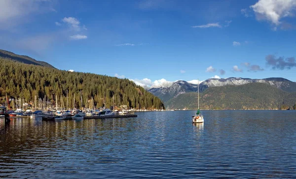 Marina a Deep Cove — Foto Stock