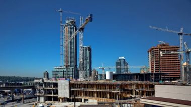 Burnaby şehrinde yeni inşaat