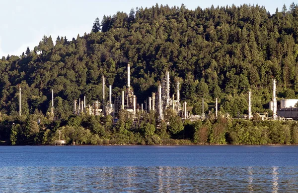 Raffineria di petrolio di Vancouver — Foto Stock