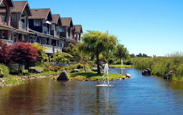 New residential area in the city of Richmond — Stock Photo, Image