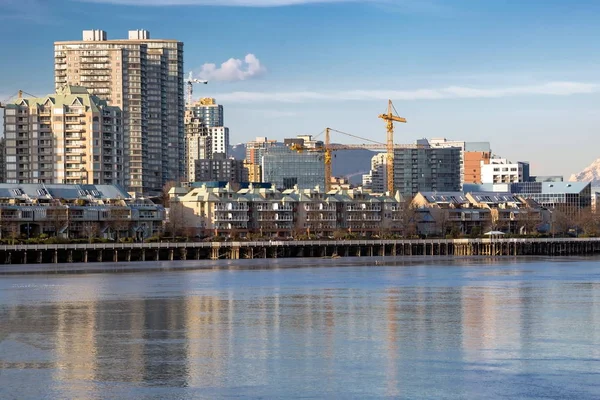 Konstruktion i centrum av New Westminster. — Stockfoto