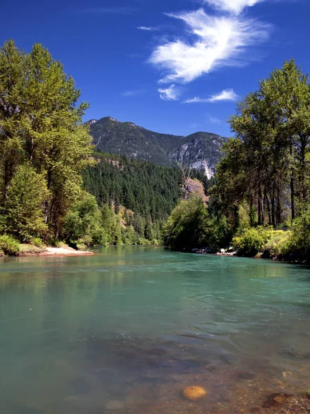 Rever Górskie Dolinie Pembertin British Columbia — Zdjęcie stockowe