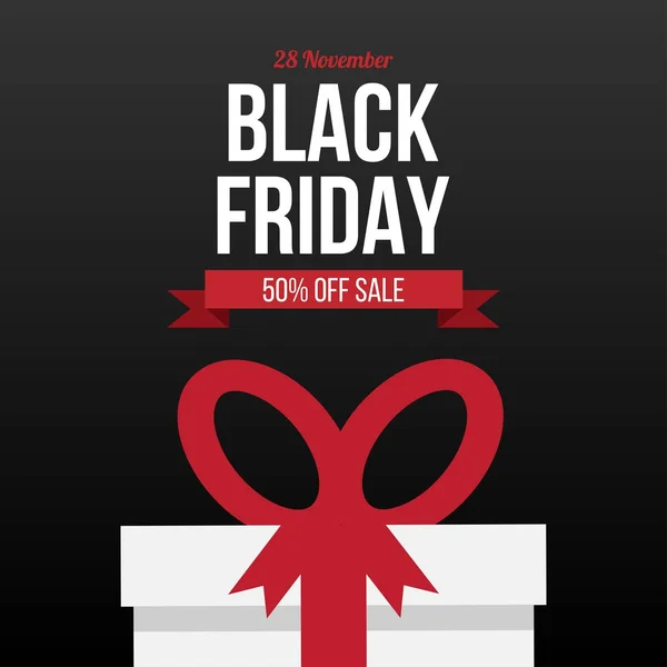 Black friday koop. poster, spandoek, achtergrond of sjabloon. vectorillustratie. — Stockvector