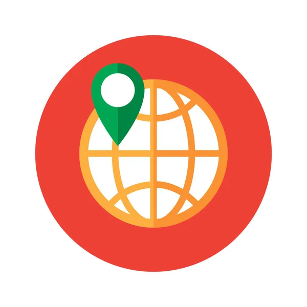 gps icon. global positioning system. information technology design concept.