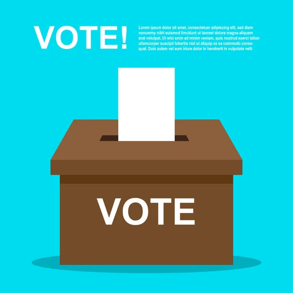 Ψήφος, εκλογές. Εικονογράφηση διάνυσμα Δημοκρατία. — Διανυσματικό Αρχείο