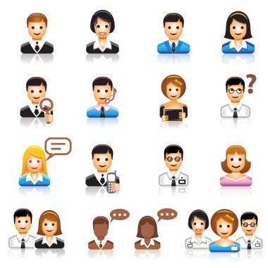 İnsanlar renk simge kümesi