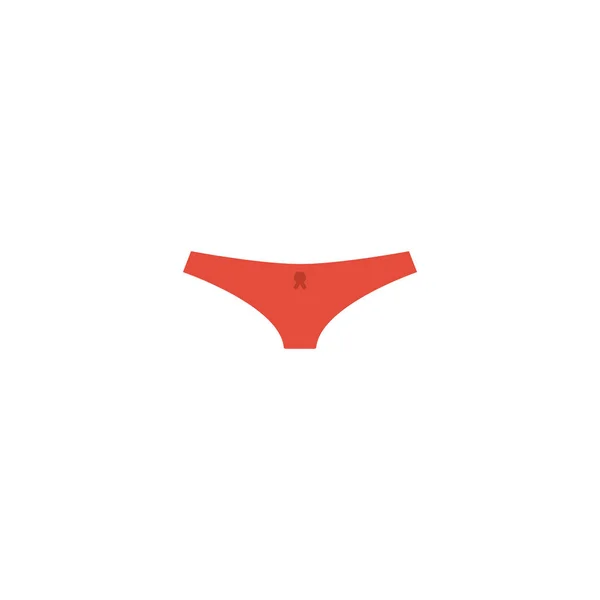 Culotte Icône Plate Élément. Illustration vectorielle de lingerie à icône plate isolée sur un fond propre. Peut être utilisé comme sous-vêtements, lingerie et sous-vêtements symboles . — Image vectorielle