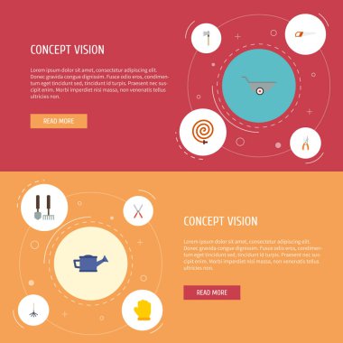 Düz kutsal kişilerin resmi Bahçe Hortum, komisyon, sulama olabilir ve diğer vektör öğeleri. Bahçe Bitkileri de düz simgeleri simgeleri içeren dizi gördüm, el, Bauer nesneleri.