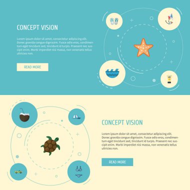 Düz simgeler Beachwear, şapka, kaplumbağa ve diğer vektör öğeleri. Yaz düz simgeler simge kümesi de kaplumbağa, oyuncak, kaplumbağa nesneleri içerir.