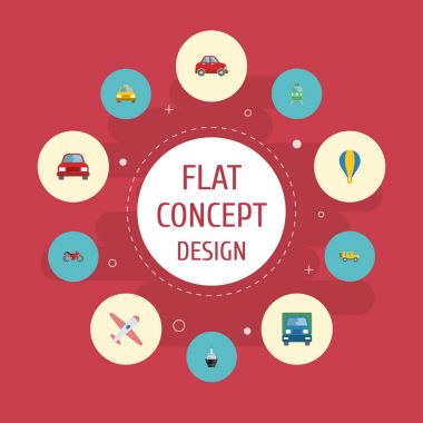 Düz simgeler gemi, uçak, Jeep ve diğer vektör öğeleri. Araç düz simgeler simge kümesi de kamyon, otomobil, uçak nesneleri içerir.