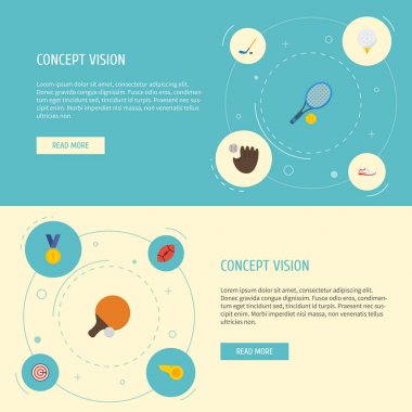 Düz simgeler Puck, Golf, ödül ve diğer vektör öğeleri. Fitness düz simgeler simge kümesi de Blower, yarasa, topu nesneleri içerir.