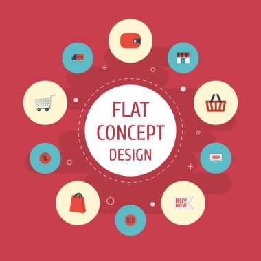 Düz simgeler çanta, otobüs, tramvay ve diğer vektör öğeleri. Dergi düz simgeler simge kümesi de içerir kamyon, cüzdan, arabası nesneleri.