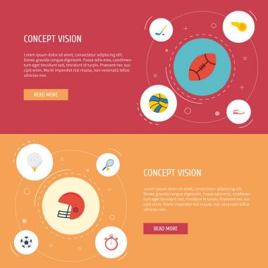 Düz simgeler ayakkabı, top, Golf ve diğer vektör öğeleri. Fitness düz simgeler simge kümesi de spor ayakkabı, roket, spor nesneleri içerir.