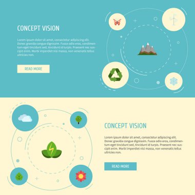 Düz simgeler koruma, çiçeği, eko enerji ve diğer vektör öğeleri. Eco düz simgeler simge kümesi de zirve, çiçeği, kış nesneleri içerir.