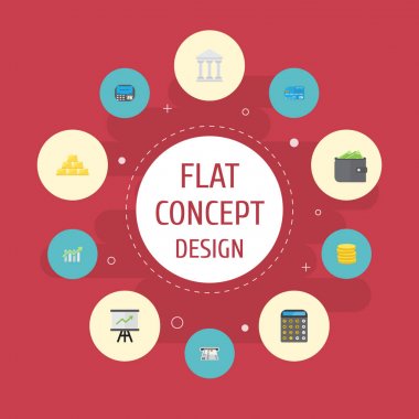 Düz simgeleri küçük değişiklik, Atm, diyagram ve diğer vektör öğeleri Bar. Düz simgeleri simgeleri bankacılık da içeren ödeme, makine, nesneleri Bar.