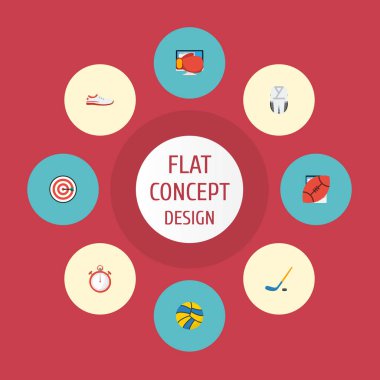 Düz simgeler boks, Puck, üniforma ve diğer vektör öğeleri. Etkinlik düz simgeleri simgeleri Ayrıca Rugby, ikincisi, boks nesneleri içerir.