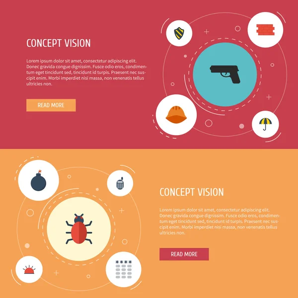 Düz simgeler virüs, kask, tuş takımı ve diğer vektör öğeleri. Ayrıca Shot, şemsiye, işçisi nesneleri içeren küme güvenlik düz simgeleri simgeleri.