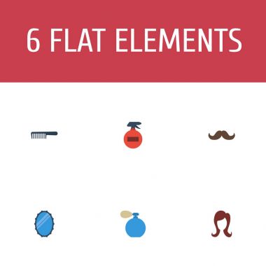 Düz simgeler saç fırçası, Deodorant, erkek ve diğer vektör öğeleri. Dükkanı düz simgeler simge kümesi de içerir Deodorant, Aksesuar, yansıtıcı nesneler.