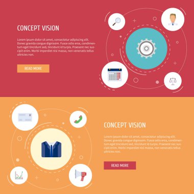 Düz simgeler zarf, Büyüteç, telefon ve diğer vektör öğeleri. İş düz simgeler simge kümesi de ölçekler, dişli, mektup nesneleri içerir.