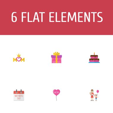 Mutlu anneler günü düz kutsal kişilerin resmi Bahçe Tasarım mevcut ile özel gün ve kadın simgeler. Güzel anne güzel kadınsı tasarım sosyal, Web ve baskı için.