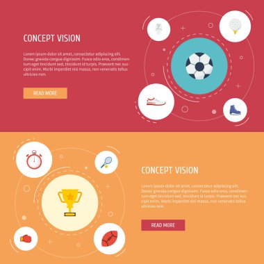 Düz simgeler Golf, boks, top ve diğer vektör öğeleri. Fitness düz simgeler simge kümesi de ikinci, tenis, Kimono nesneleri içerir.