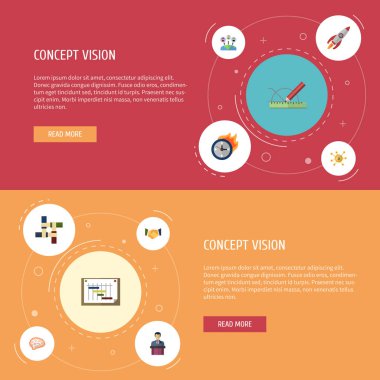 Düz simgeler finansman, iş adamı, sınırı ve diğer öğeleri vektör. Başlangıç düz simgeler simge kümesi de içerir roket, zaman, grup nesneleri.