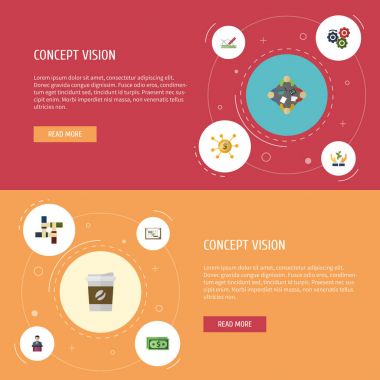 Düz simgeleri tasarım, tartışma, zamanlama ve diğer vektör öğeleri. Fikir düz simgeler simge kümesi de toplantı, iş akışı, sikke nesneleri içerir.