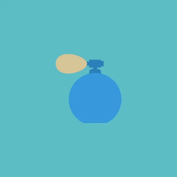 Flaches Symbol Parfümflaschenelement. Vektorillustration des flachen Icon-Deos isoliert auf sauberem Hintergrund. kann als Deo, Parfüm und Flaschensymbol verwendet werden. — Stockvektor