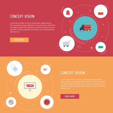 Düz simgeler destek, şimdi, satın almak, alışveriş ve diğer vektör öğeleri. Düz simgeleri simgeleri alışveriş Ayrıca paralar, askı, kamyon nesneleri içerir.