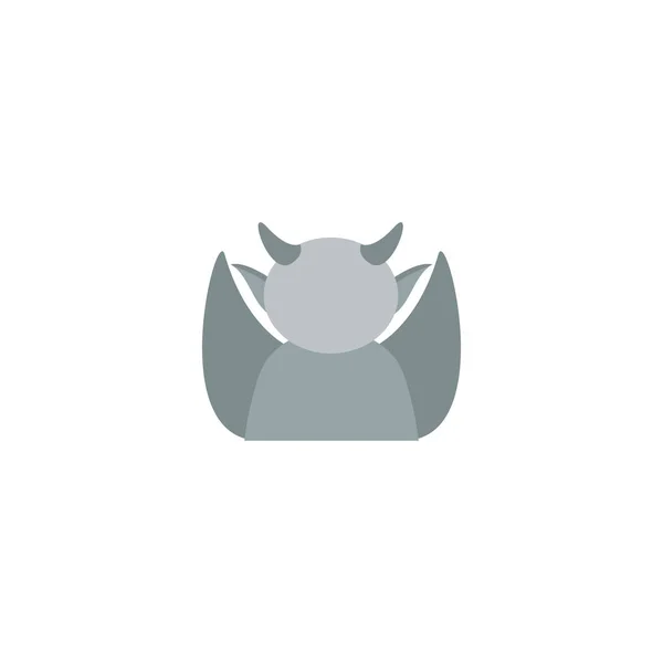 Icona piatta Gargoyle Element. Illustrazione vettoriale di icona piatta male isolato su sfondo pulito. Può essere usato come Gargoyle, il male e l'inferno simboli . — Vettoriale Stock