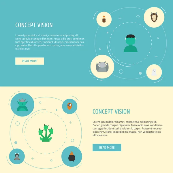 Düz simgeler yılan, cin, şeytan ve diğer vektör öğeleri. Ayrıca Avatar, Ogre, aslan nesneleri içeren küme karakter düz simgeleri simgeleri.