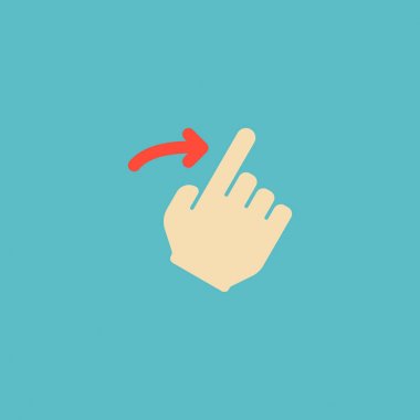 Sağ simge düz öğe. sağ simge düz web mobil app logo tasarımı için temiz arka plan üzerinde izole gösteren resim.