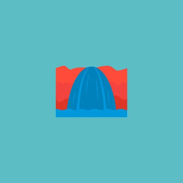 Niagara fällt Symbol flaches Element. Illustration von Niagara fällt Symbol flach isoliert auf sauberem Hintergrund für Ihre Web-Handy-App Logo-Design. — Stockfoto