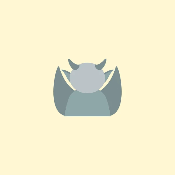 ガーゴイル アイコン フラット要素。ガーゴイル アイコン フラット ウェブ モバイル アプリのロゴ デザインのきれいな背景で隔離のベクトル イラスト. — ストックベクタ
