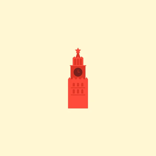 Kreml ikonen platta element. Vektorillustration av Kreml ikonen platta isolerade på ren bakgrund för din mobilapp logotyp webbdesign. — Stock vektor
